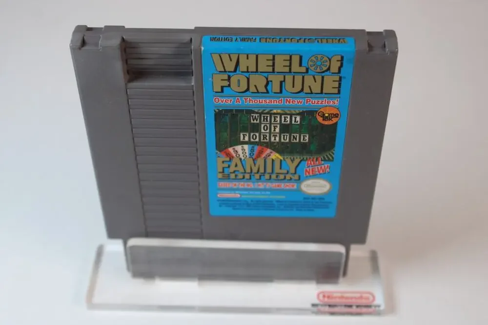 Wheel of Fortune Family Edition (Nintendo Entertainment System, 1990) Game Only